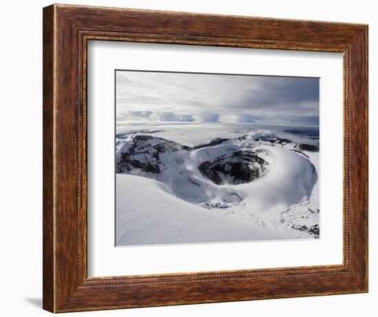 Summit Crater, Volcan Cotopaxi, 5897M, the Highest Active Volcano in the World, Ecuador-Christian Kober-Framed Photographic Print