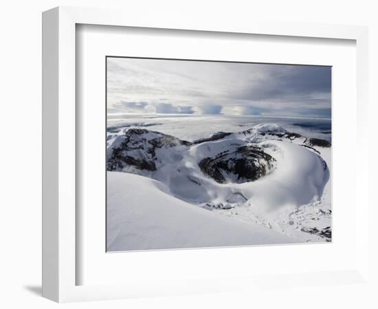 Summit Crater, Volcan Cotopaxi, 5897M, the Highest Active Volcano in the World, Ecuador-Christian Kober-Framed Photographic Print