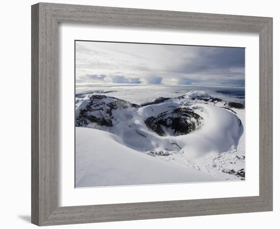 Summit Crater, Volcan Cotopaxi, 5897M, the Highest Active Volcano in the World, Ecuador-Christian Kober-Framed Photographic Print