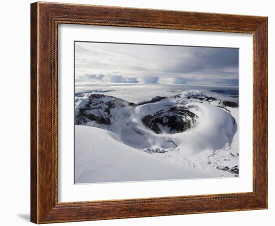 Summit Crater, Volcan Cotopaxi, 5897M, the Highest Active Volcano in the World, Ecuador-Christian Kober-Framed Photographic Print