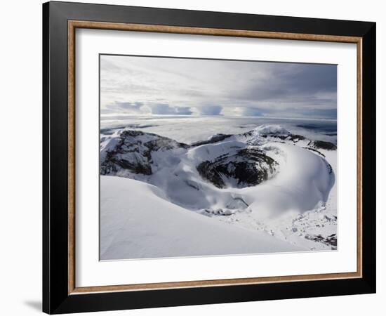 Summit Crater, Volcan Cotopaxi, 5897M, the Highest Active Volcano in the World, Ecuador-Christian Kober-Framed Photographic Print