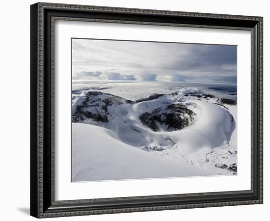 Summit Crater, Volcan Cotopaxi, 5897M, the Highest Active Volcano in the World, Ecuador-Christian Kober-Framed Photographic Print