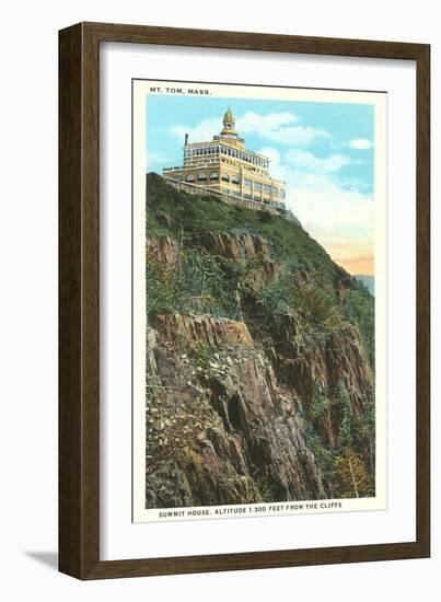 Summit House, Mt. Tom, Holyoke, Mass.-null-Framed Art Print