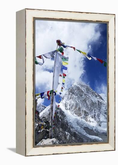 Summit of Kala Patthar Looking to Pumo Ri-Peter Barritt-Framed Premier Image Canvas