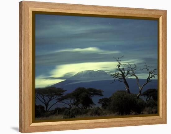 Summit of Mount Kilimanjaro, Amboseli National Park, Kenya-Paul Souders-Framed Premier Image Canvas