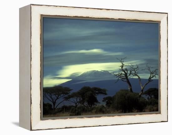 Summit of Mount Kilimanjaro, Amboseli National Park, Kenya-Paul Souders-Framed Premier Image Canvas