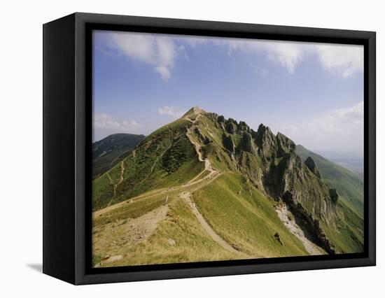 Summit of Puy De Sancy, Puy De Dome, Park Naturel Regional Des Volcans d'Auvergne, France-David Hughes-Framed Premier Image Canvas