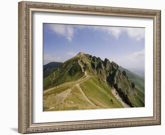 Summit of Puy De Sancy, Puy De Dome, Park Naturel Regional Des Volcans d'Auvergne, France-David Hughes-Framed Photographic Print