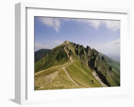 Summit of Puy De Sancy, Puy De Dome, Park Naturel Regional Des Volcans d'Auvergne, France-David Hughes-Framed Photographic Print