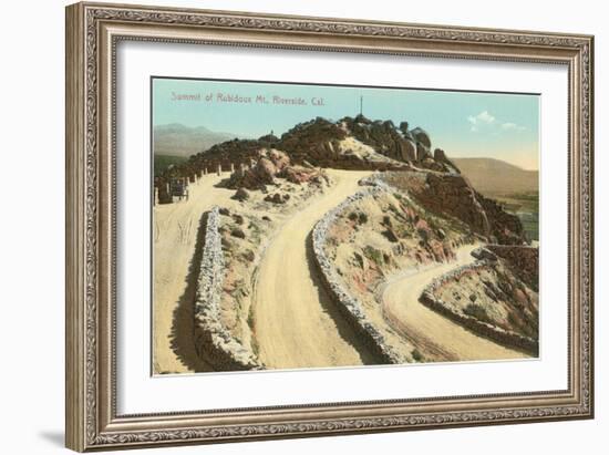 Summit of Rubidoux Mountain, Riverside, California-null-Framed Art Print