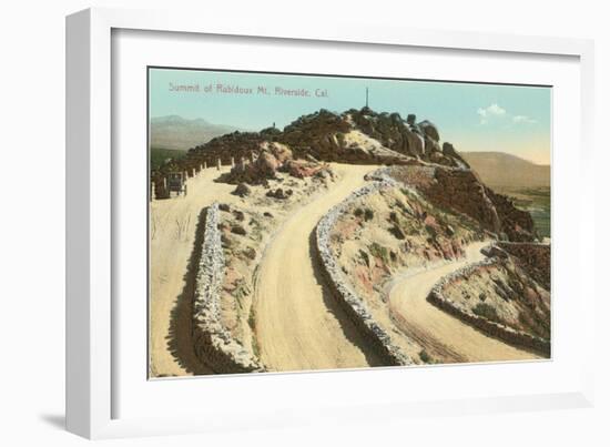 Summit of Rubidoux Mountain, Riverside, California-null-Framed Art Print
