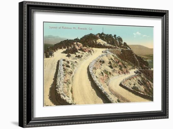 Summit of Rubidoux Mountain, Riverside, California-null-Framed Art Print