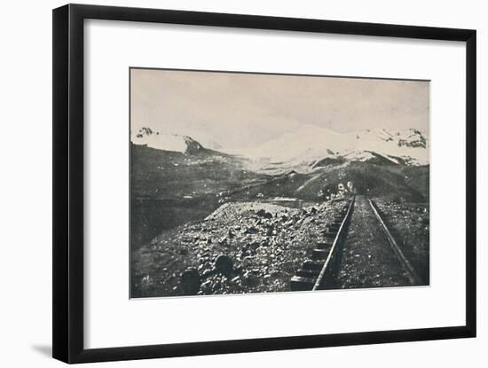 'Summit of the Oroya Railway', 1916-Unknown-Framed Giclee Print