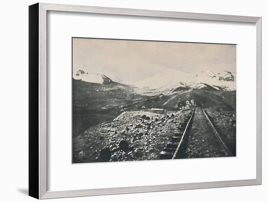'Summit of the Oroya Railway', 1916-Unknown-Framed Giclee Print