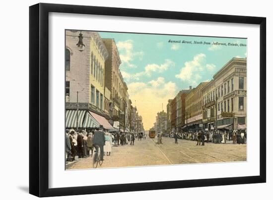 Summit Street, Toledo-null-Framed Art Print