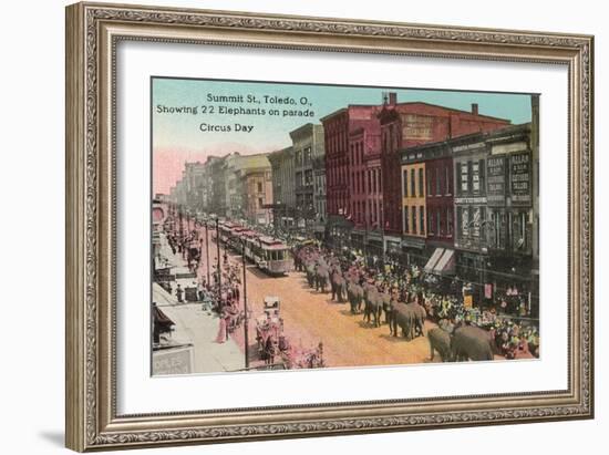 Summit Street, Toledo-null-Framed Art Print