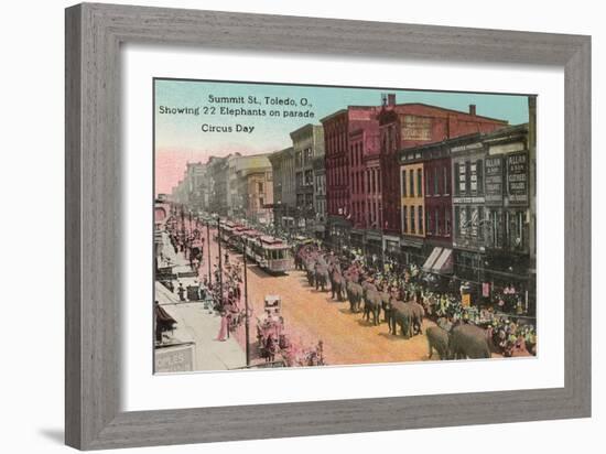 Summit Street, Toledo-null-Framed Art Print