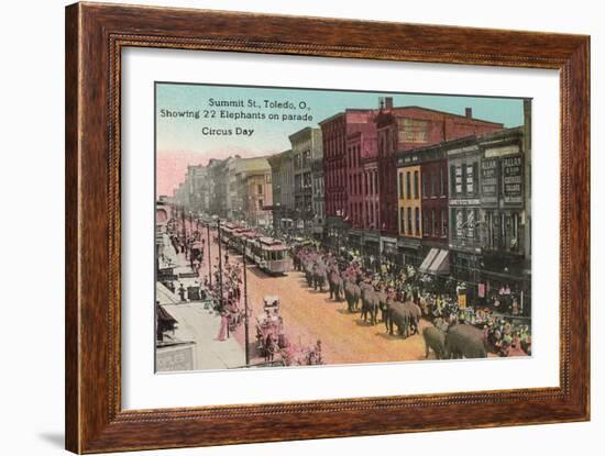 Summit Street, Toledo-null-Framed Art Print