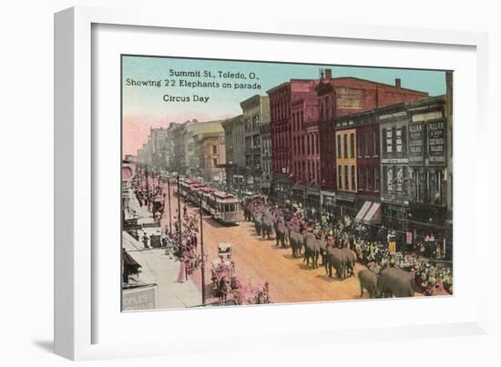 Summit Street, Toledo-null-Framed Art Print