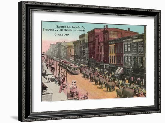 Summit Street, Toledo-null-Framed Art Print