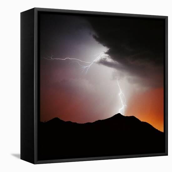 Summit Strike Sq-Douglas Taylor-Framed Premier Image Canvas