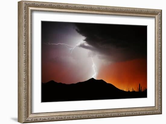 Summit Strike-Douglas Taylor-Framed Photographic Print