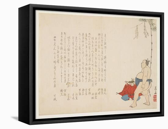 Sumo Wrestler, C.1847-53-Ohara Donshu-Framed Premier Image Canvas