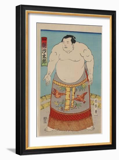 Sumo Wrestler-null-Framed Art Print