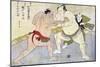 Sumo Wrestlers, 1897-null-Mounted Giclee Print