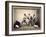 Sumo Wrestlers, c.1870-80-Felice Beato-Framed Giclee Print
