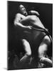 Sumo Wrestlers During Match-Bill Ray-Mounted Photographic Print