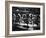 Sumo Wrestlers Performing a Ritual Dance Before a Demonstration Match-Bill Ray-Framed Photographic Print