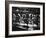 Sumo Wrestlers Performing a Ritual Dance Before a Demonstration Match-Bill Ray-Framed Photographic Print