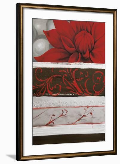 Sumptuous Red-Jasmine Zara Copley-Framed Art Print