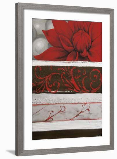 Sumptuous Red-Jasmine Zara Copley-Framed Art Print
