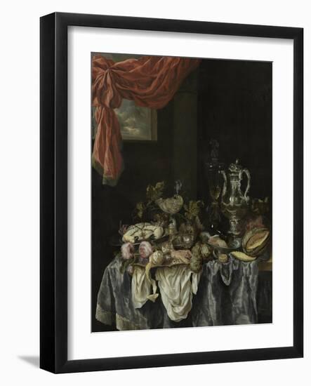 Sumptuous Still Life, 1654-Abraham Hendricksz van Beijeren-Framed Giclee Print