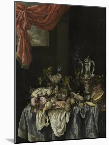 Sumptuous Still Life, 1654-Abraham Hendricksz van Beijeren-Mounted Giclee Print