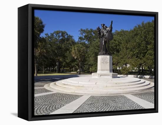 Sumter Monument in the Battery, White Point Gardens, Charleston, South Carolina-Richard Cummins-Framed Premier Image Canvas