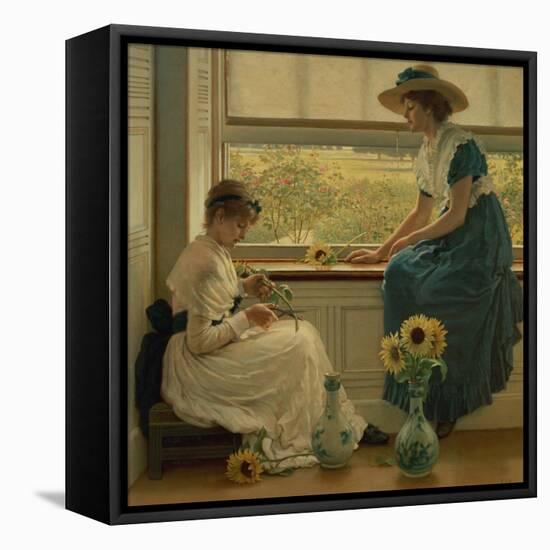 Sun and Moon Flowers, 1889-George Dunlop Leslie-Framed Premier Image Canvas