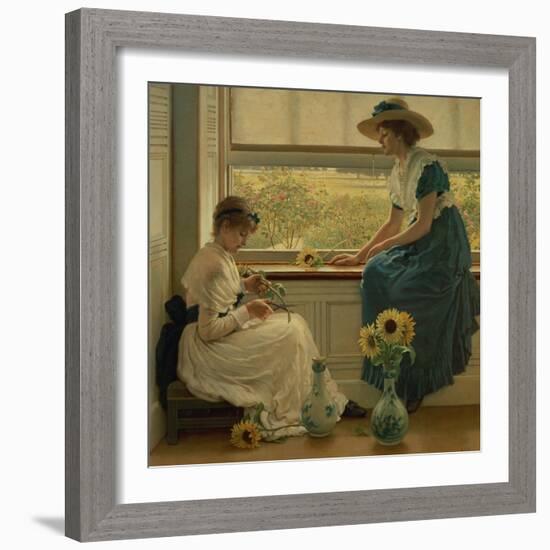 Sun and Moon Flowers, 1889-George Dunlop Leslie-Framed Giclee Print