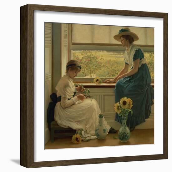 Sun and Moon Flowers, 1889-George Dunlop Leslie-Framed Giclee Print