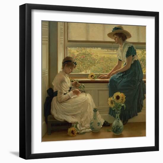 Sun and Moon Flowers, 1889-George Dunlop Leslie-Framed Giclee Print