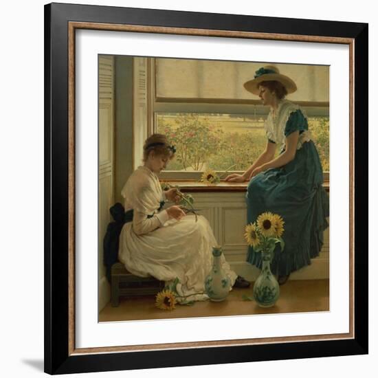 Sun and Moon Flowers, 1889-George Dunlop Leslie-Framed Giclee Print