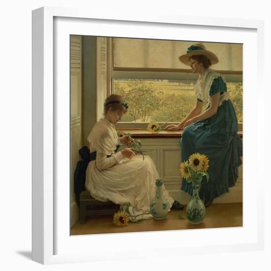 Sun and Moon Flowers, 1889-George Dunlop Leslie-Framed Giclee Print