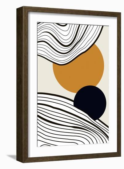 Sun and Moon Rise-Incado-Framed Premium Giclee Print