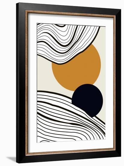 Sun and Moon Rise-Incado-Framed Premium Giclee Print