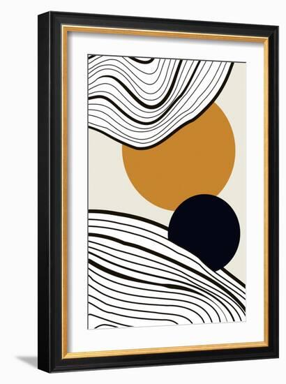 Sun and Moon Rise-Incado-Framed Premium Giclee Print