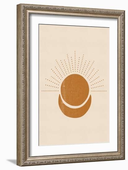 Sun and Moon-JJ Design-Framed Art Print