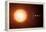 Sun And Planets, Size Comparison-Detlev Van Ravenswaay-Framed Premier Image Canvas