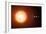 Sun And Planets, Size Comparison-Detlev Van Ravenswaay-Framed Photographic Print